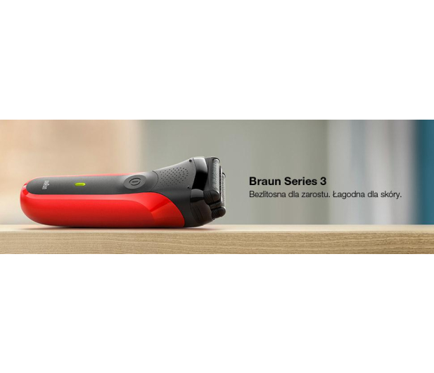 Braun Series 3 300TS Czerwona - 571184 - zdjęcie 3
